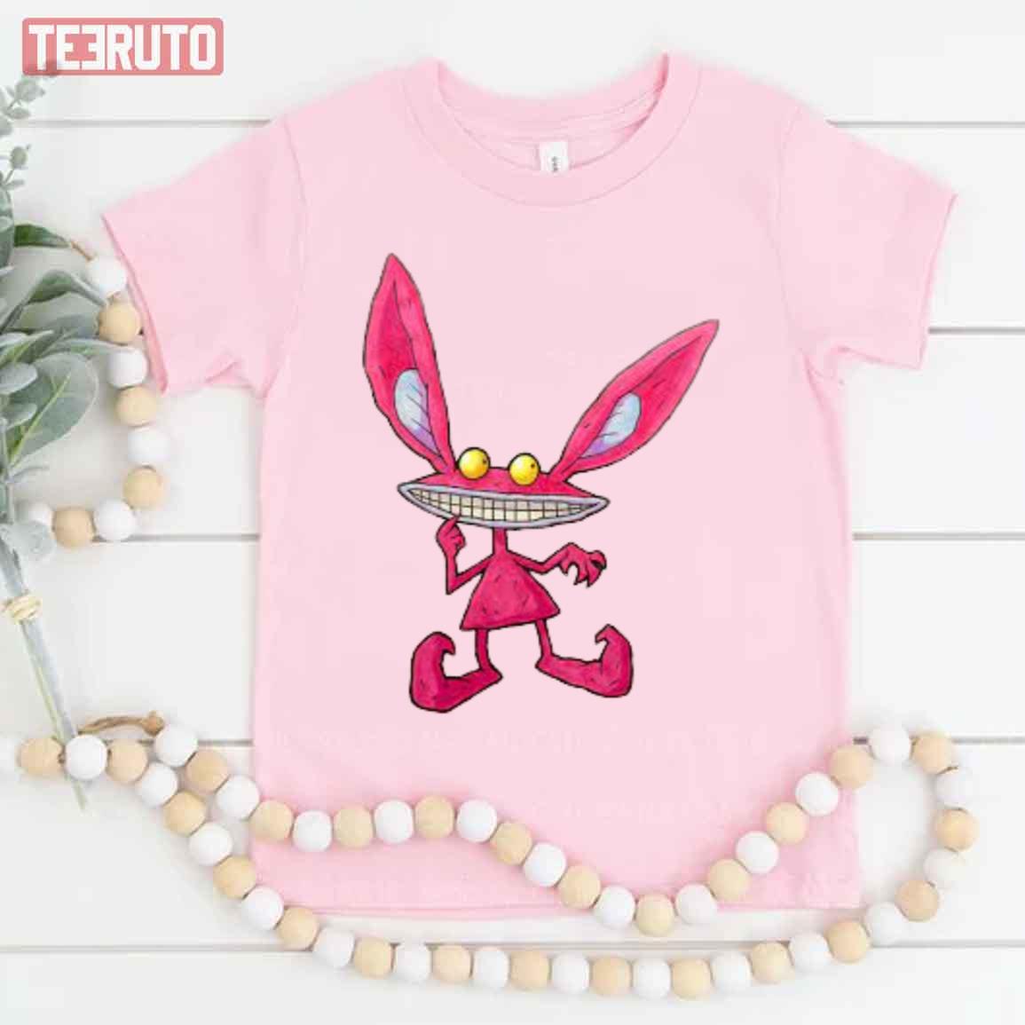 Pink Monster Aaahh Real Monsters Oblina Unisex T-Shirt