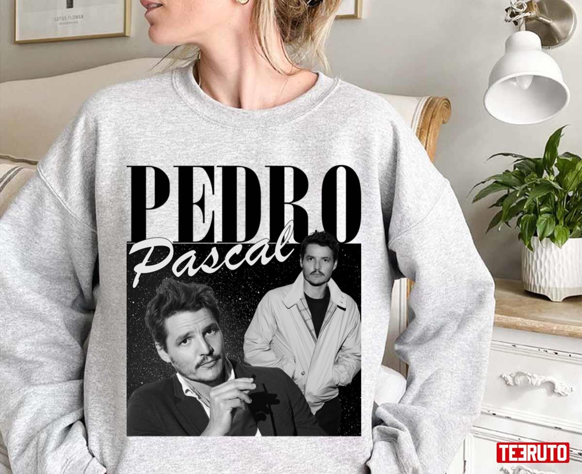 Retro 90s Black Art Pedro Pascal Unisex Sweatshirt