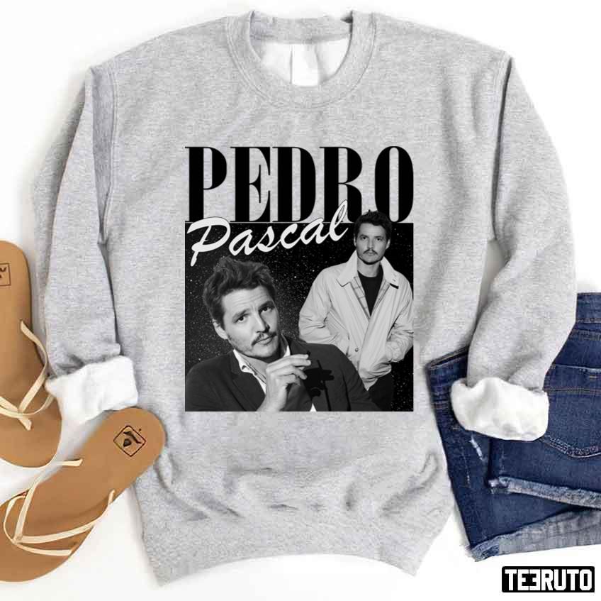Retro 90s Black Art Pedro Pascal Unisex Sweatshirt