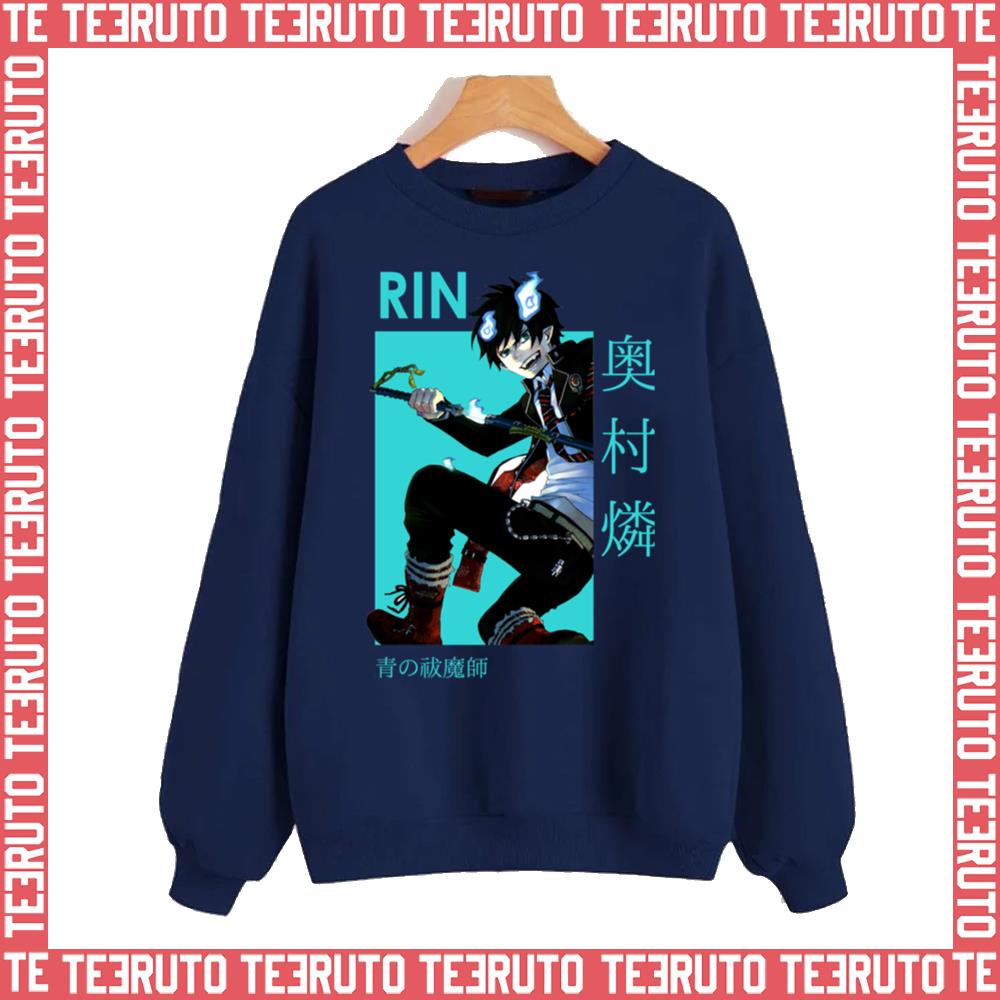Rin Okumura Blue Exorcist Card Anime Unisex Sweatshirt
