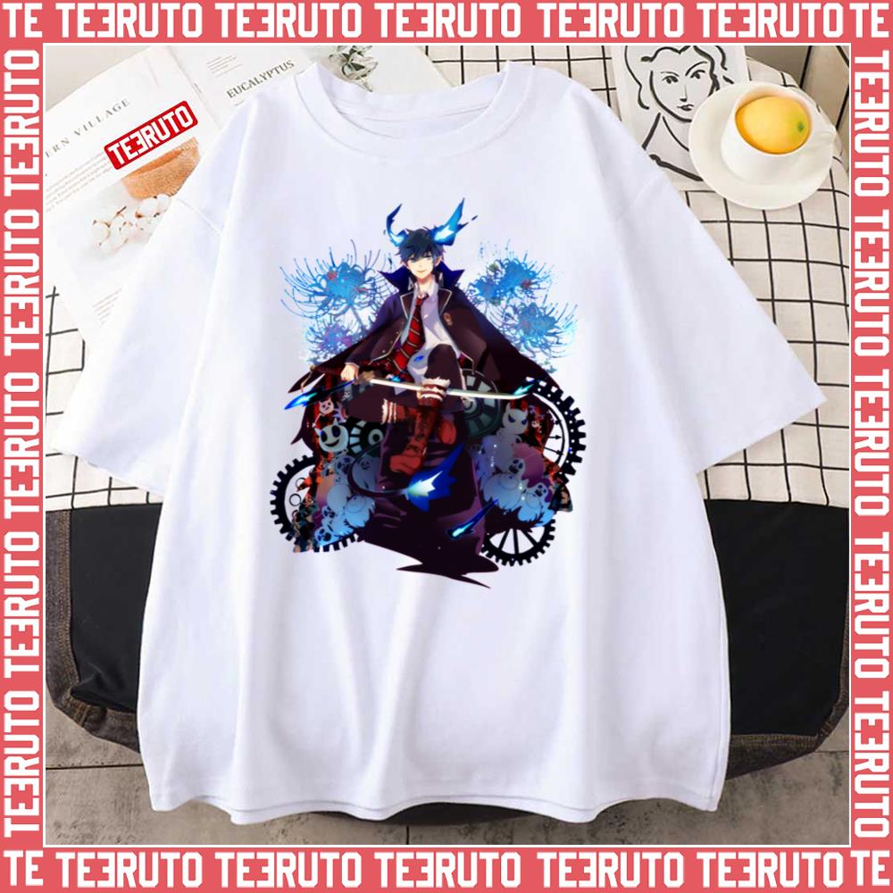Rin Sword Exorcist Anime Blue Symbol Unisex T-Shirt