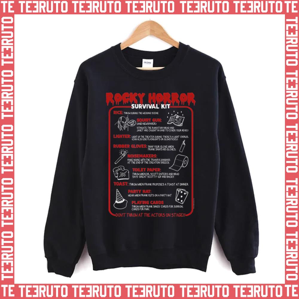 Rocky Horror Survival Kit The Rocky Horror Picture Show Unisex   Rocky Horror Survival Kit The Rocky Horror Picture Show Unisex Sweatshirtjdzwl 