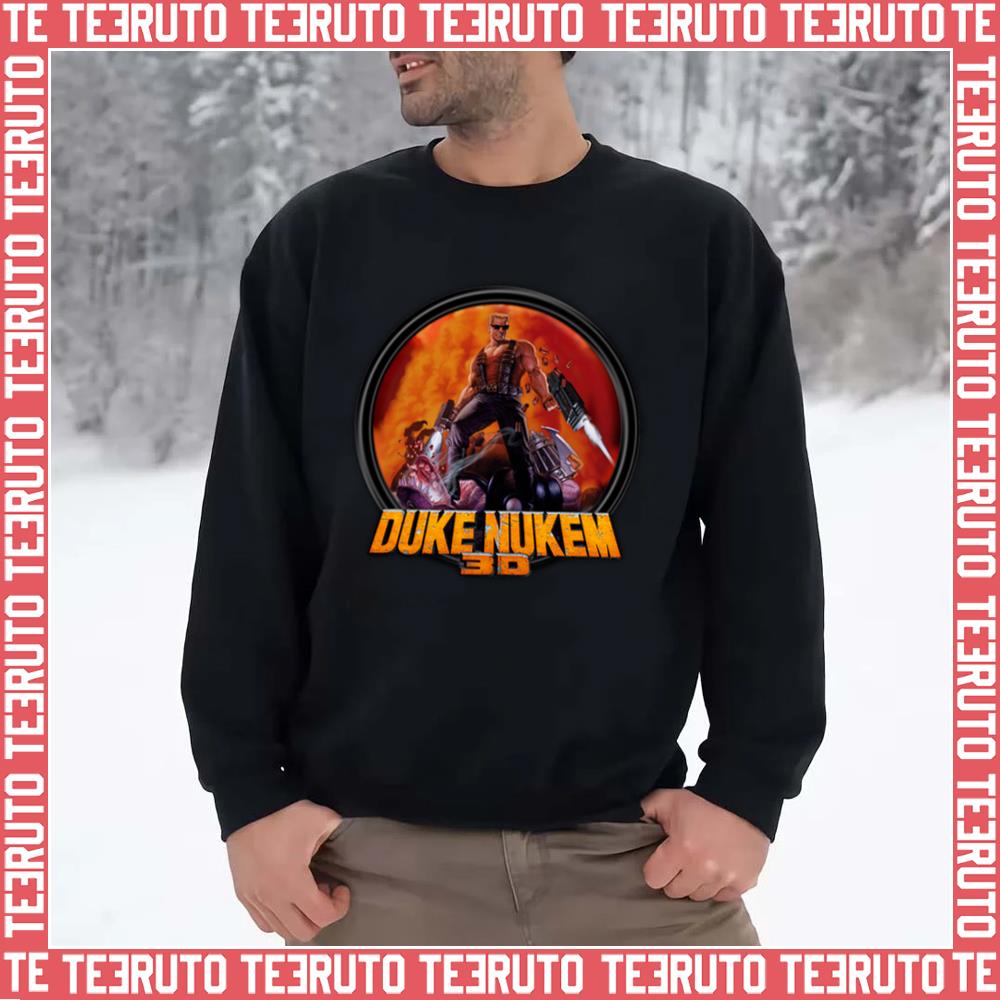 Round Game Art Duke Nukem 3d Unisex Sweatshirt