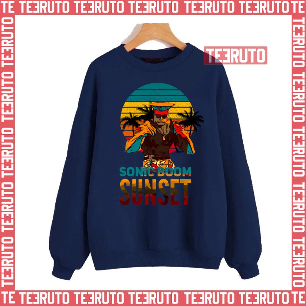 Sonic Boom Sunset Street Fighter Unisex Sweatshirt