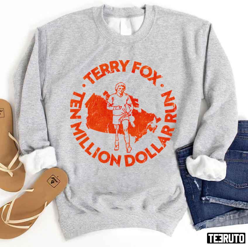 Ten Million Dollar Run Terry Fox Unisex Sweatshirt