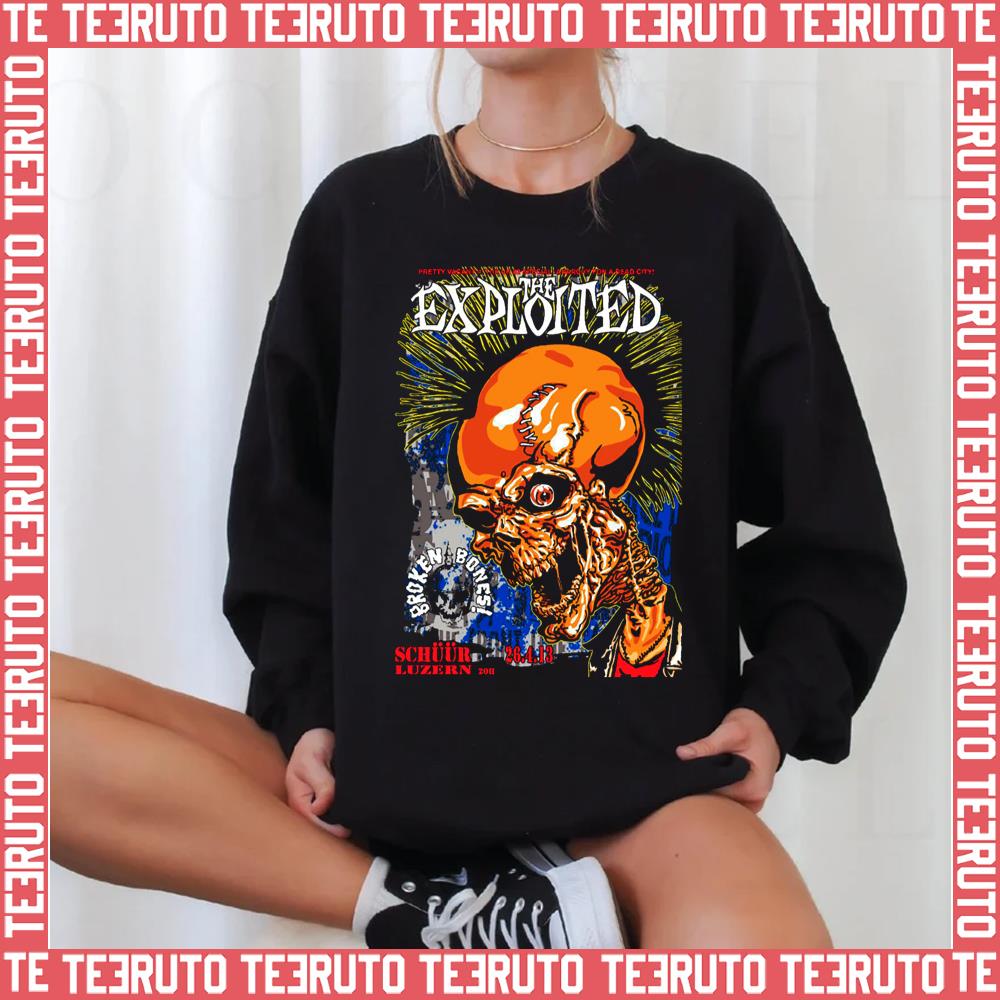 The Exploited Live And Loud Unisex Sweatshirt