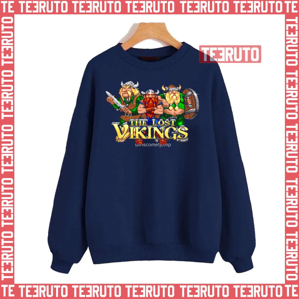 The Lost Vikings Genesis Title Screen Unisex Sweatshirt