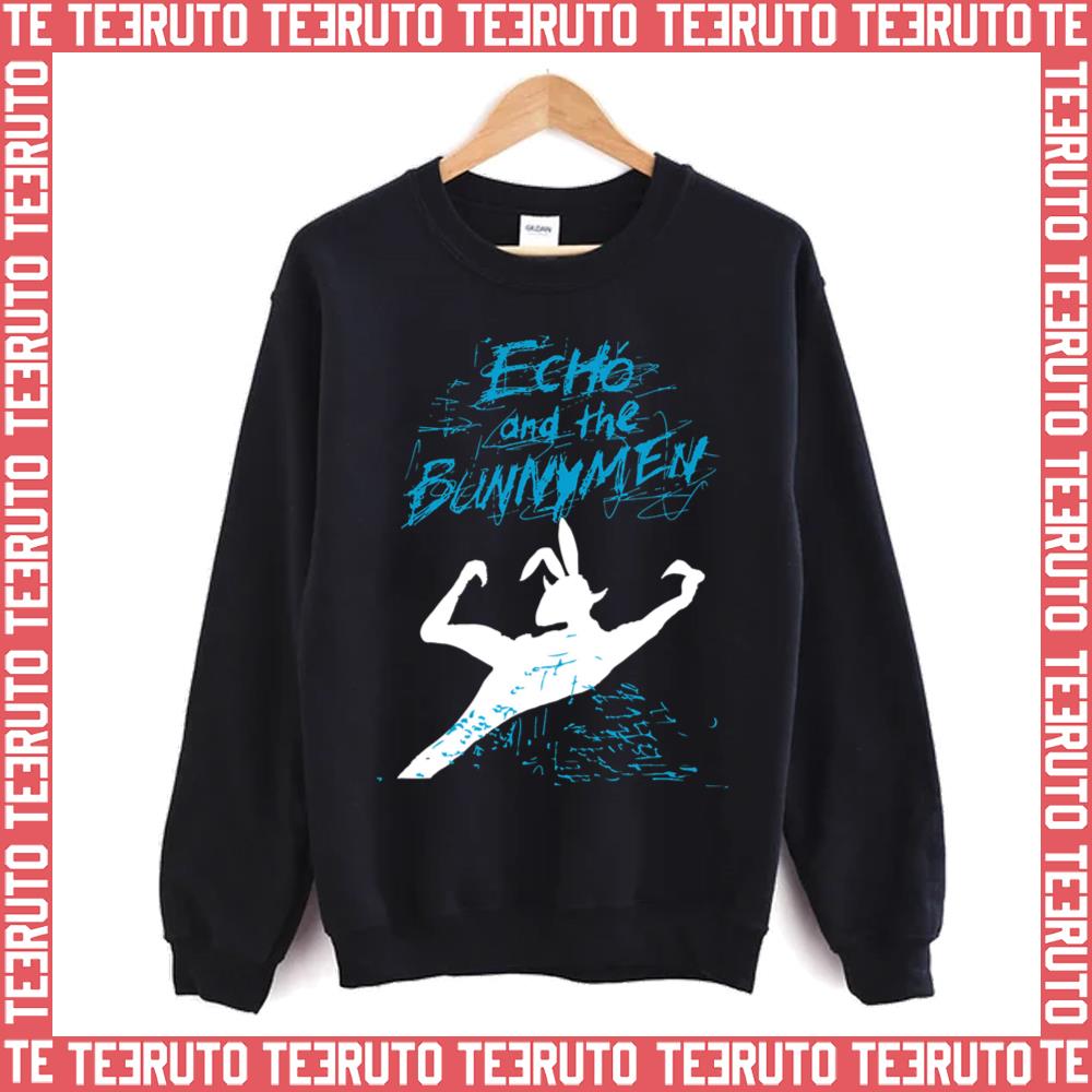 Vintage Art Echo 80s The Bunnymen Unisex Sweatshirt