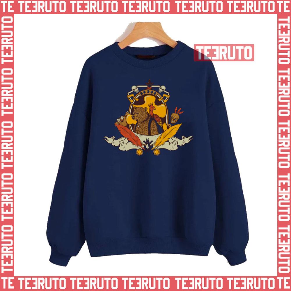 Vintage Banjo & Kazooie Game Bear & Bird Crest Unisex Sweatshirt