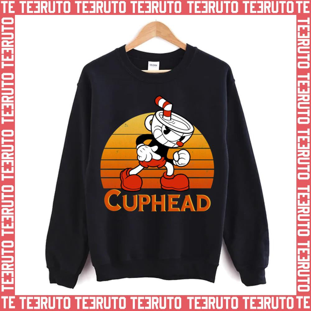 Vintage Sunset The Cuphead Show Unisex Sweatshirt