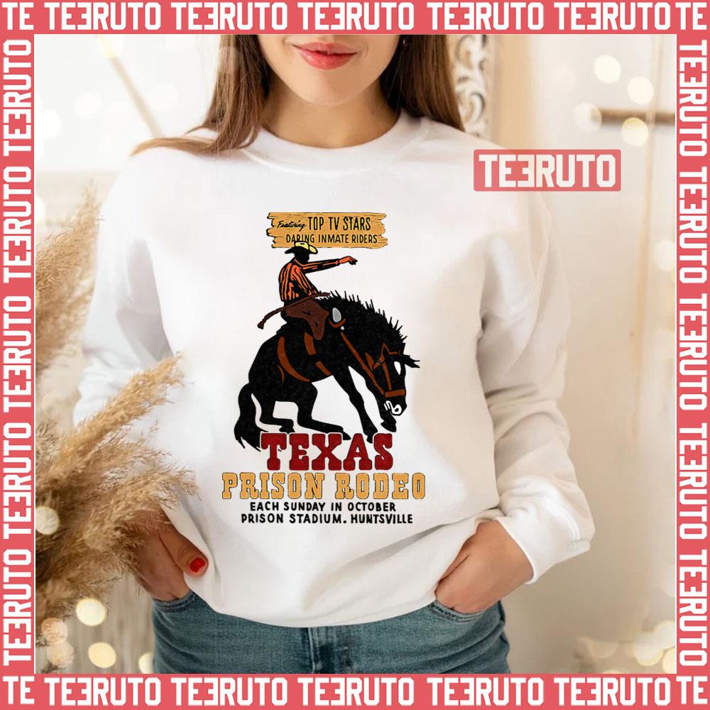 Vintage Texas Prison Rodeo Horse Unisex Sweatshirt