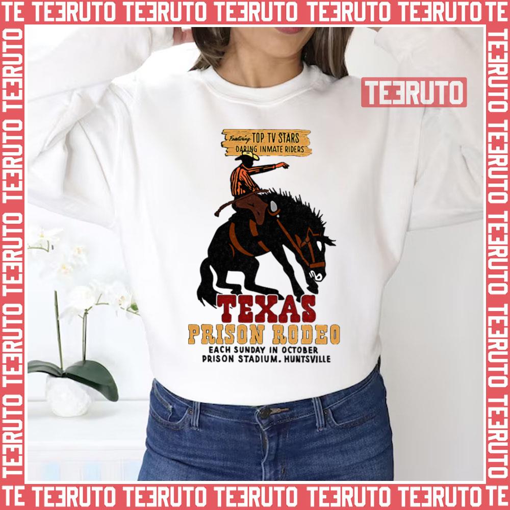 Vintage Texas Prison Rodeo Horse Unisex Sweatshirt