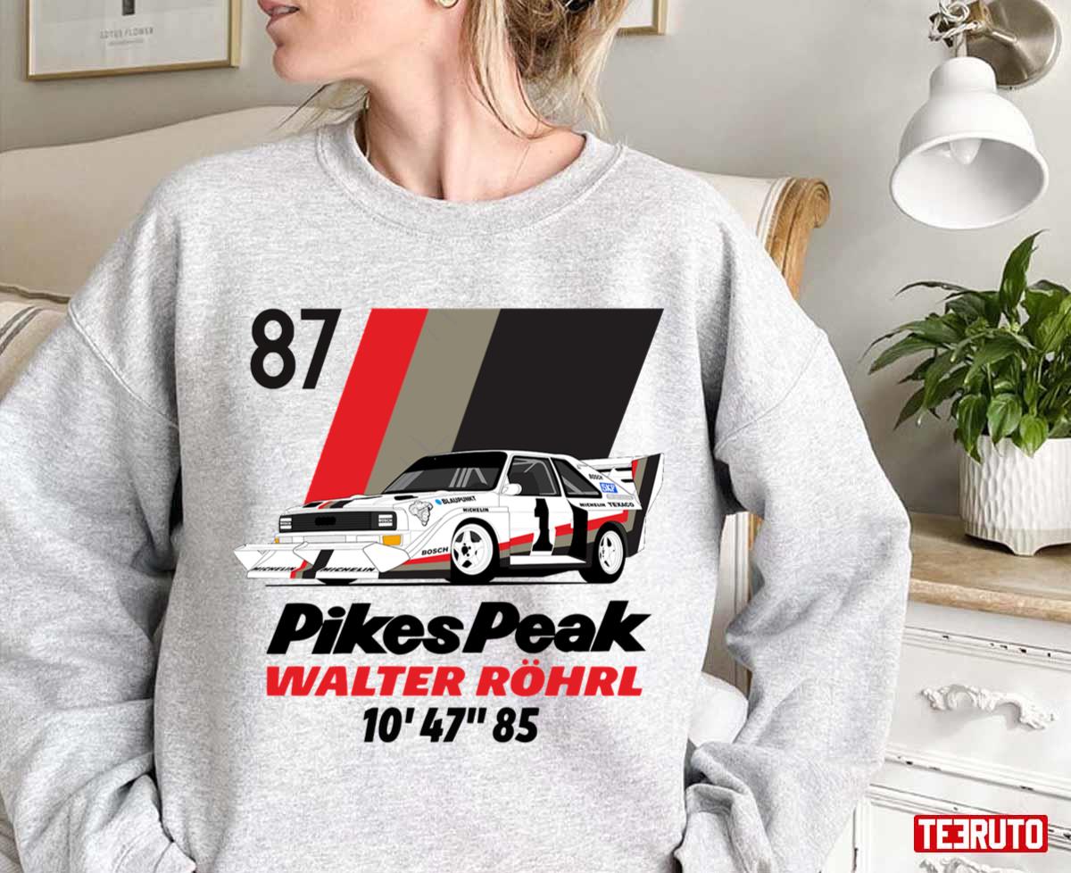 Walter Rohrl Pikes Peak 87 Gran Turismo Unisex Sweatshirt
