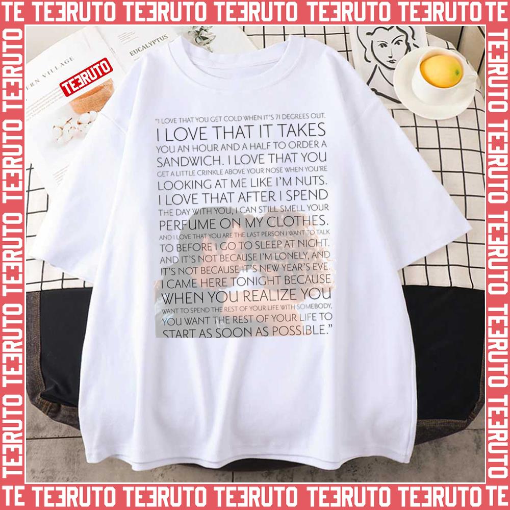 When Harry Met Sally Nye Quote Unisex T-Shirt