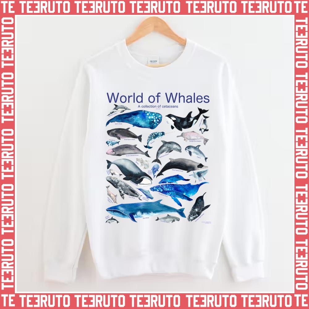World Of Whales Graphic Unisex Hoodie