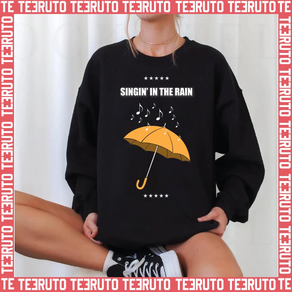 Yellow Umbrella Singin’ In The Rain Unisex Sweatshirt