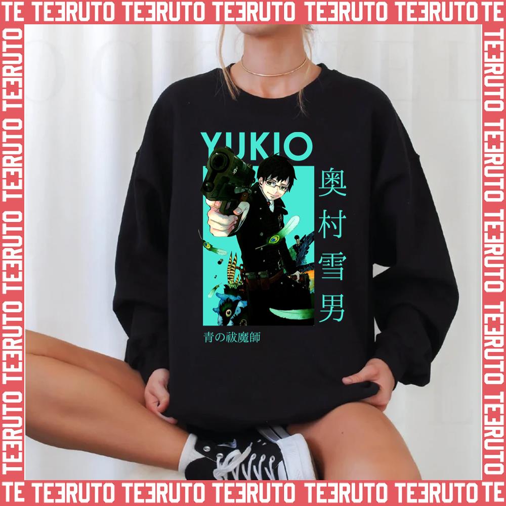 Yukio Okumura Blue Exorcist Card Anime Unisex Sweatshirt