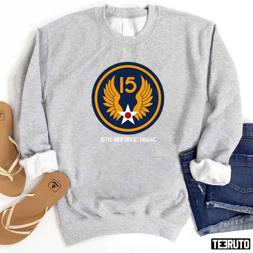 15th Airforce Emblem Air Force Unisex Sweatshirt