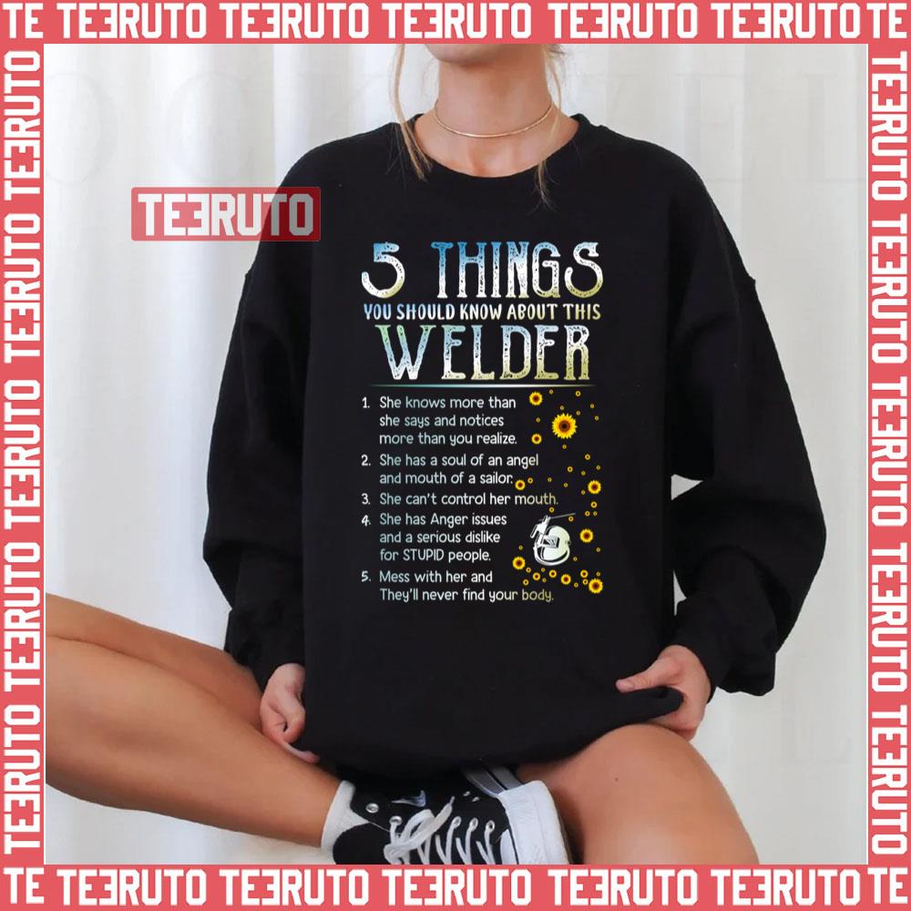 5 Things About Welder Unisex Sweatshirt