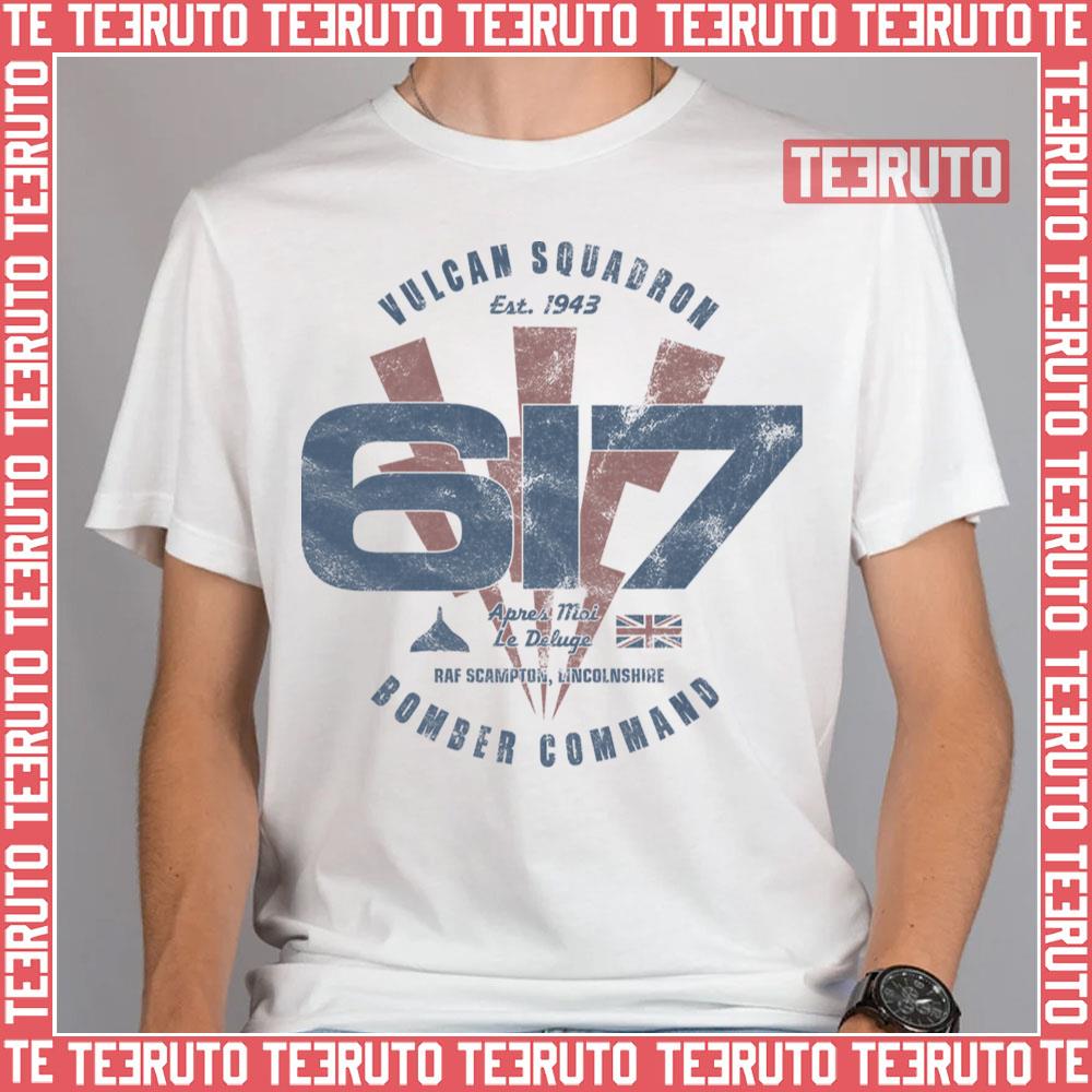 617 Vulcan Squadron Military Army Unisex T-Shirt