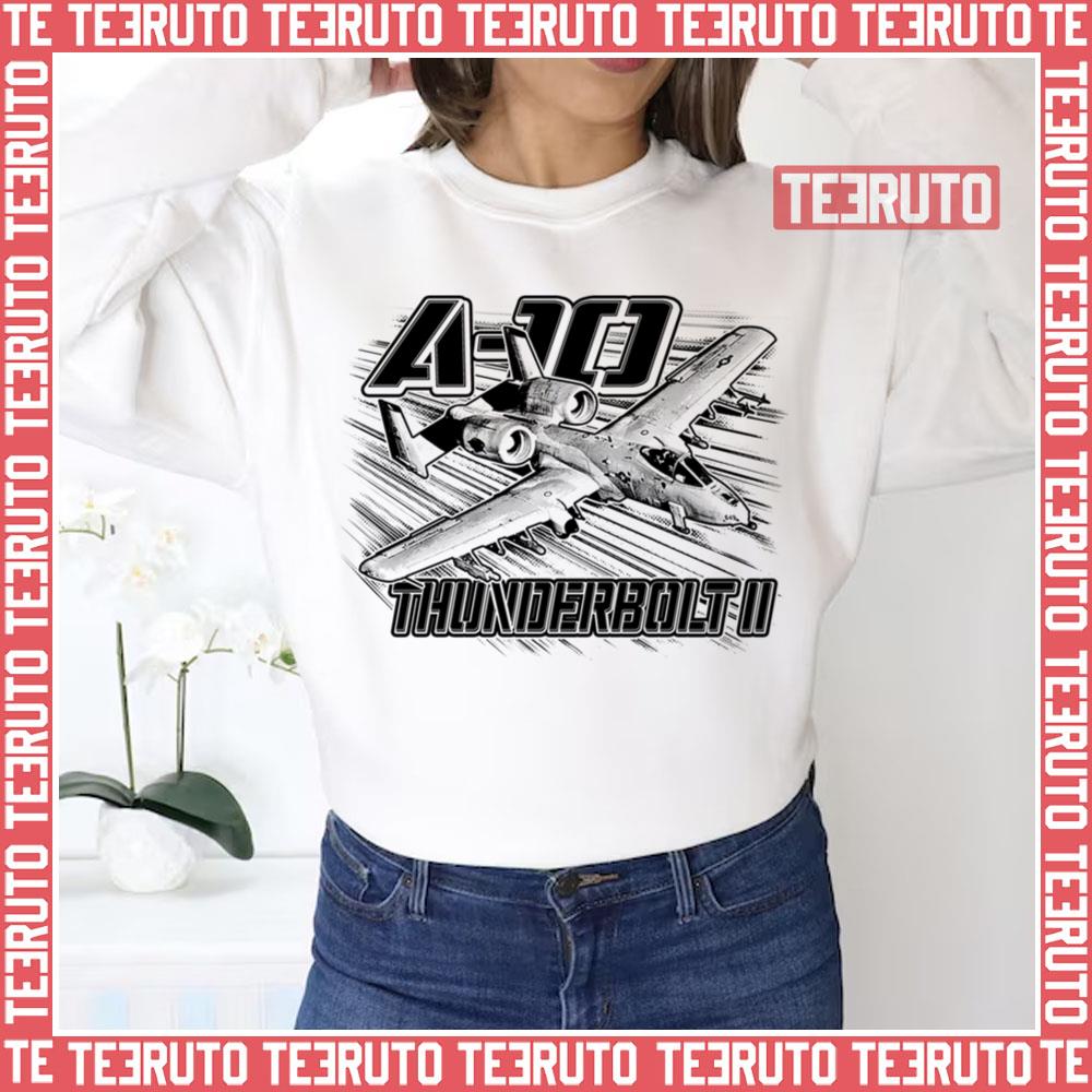 A 10 Thunderbolt Ii Military Aircraft Unisex Sweatshirt