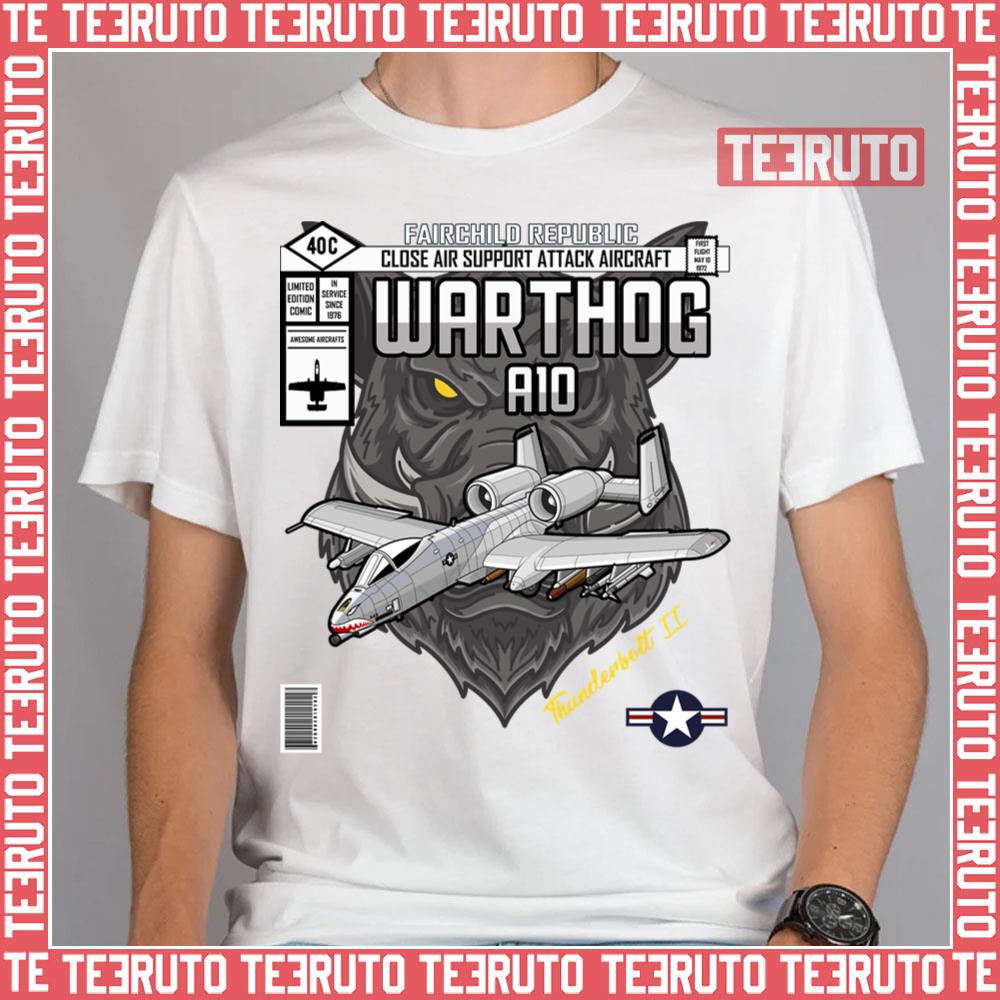 A 10 Warthog Limited Edition Comic Air Force Unisex T-Shirt