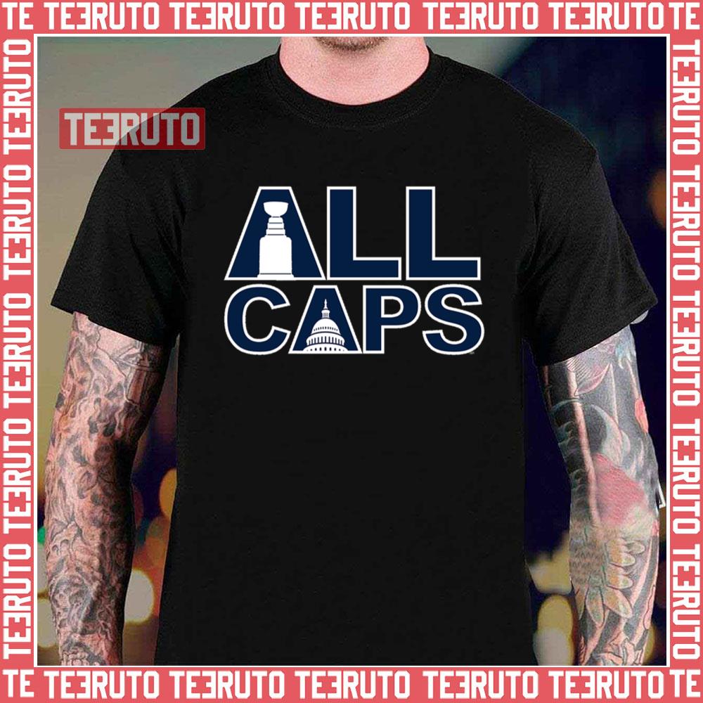 All Caps Hockey Washington Capitals Unisex T-Shirt