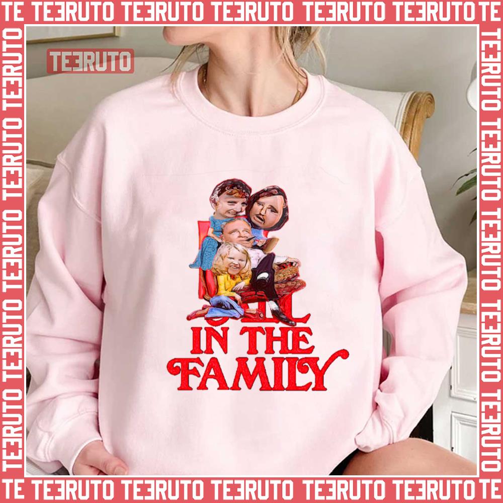 All In The Family Caricature One Unisex Sweatshirt