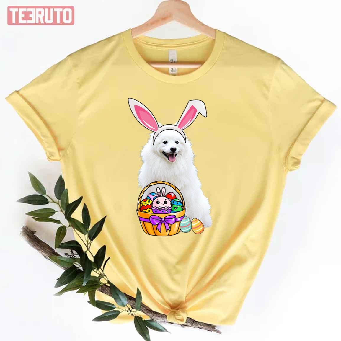 American Eskimo Dog Easter Day Unisex T-Shirt