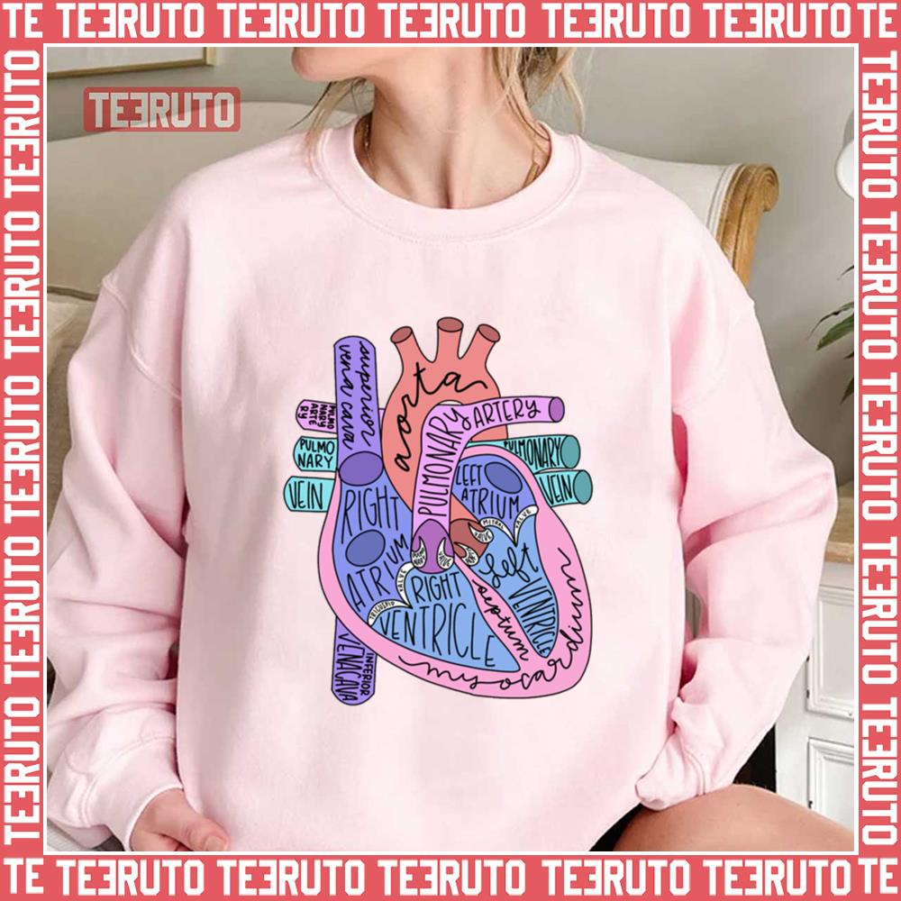 Anatomical Heart Greys Anatomy Unisex Sweatshirt - Teeruto