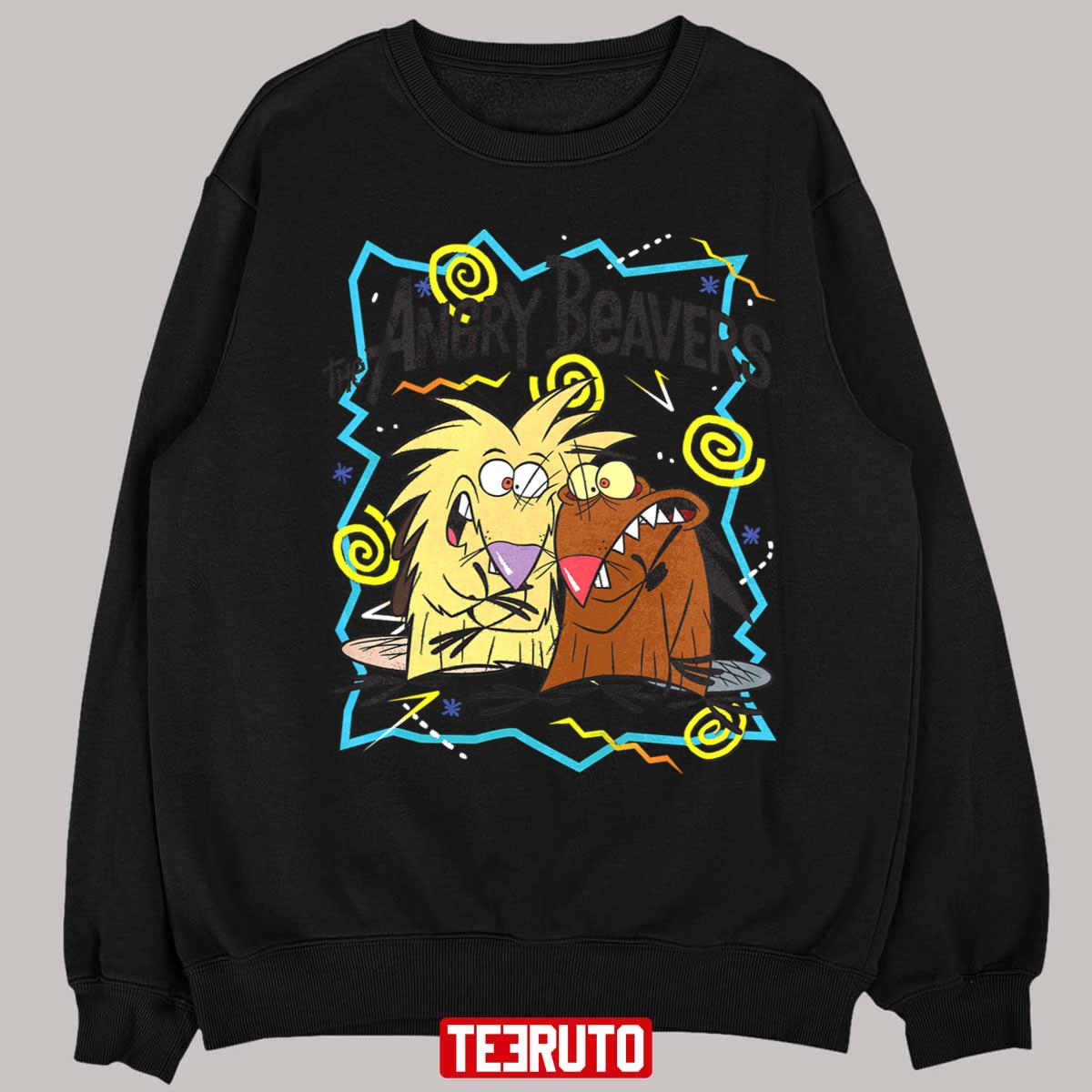 Angry Beavers Characters 90's Graphics Unisex T-Shirt