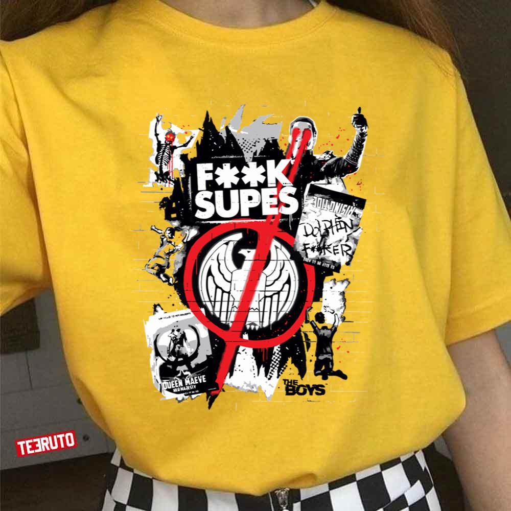 Anti Supes Graffiti The Boys Tv Show Unisex T-Shirt