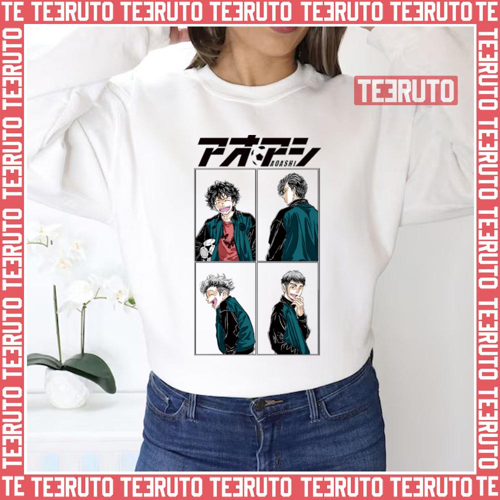 Ao Ashi Smiling Anime Aoashi Unisex Sweatshirt
