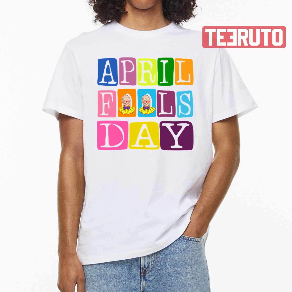 April Fools Day Cancelled Funny Joe Biden Clown Unisex T-shirt