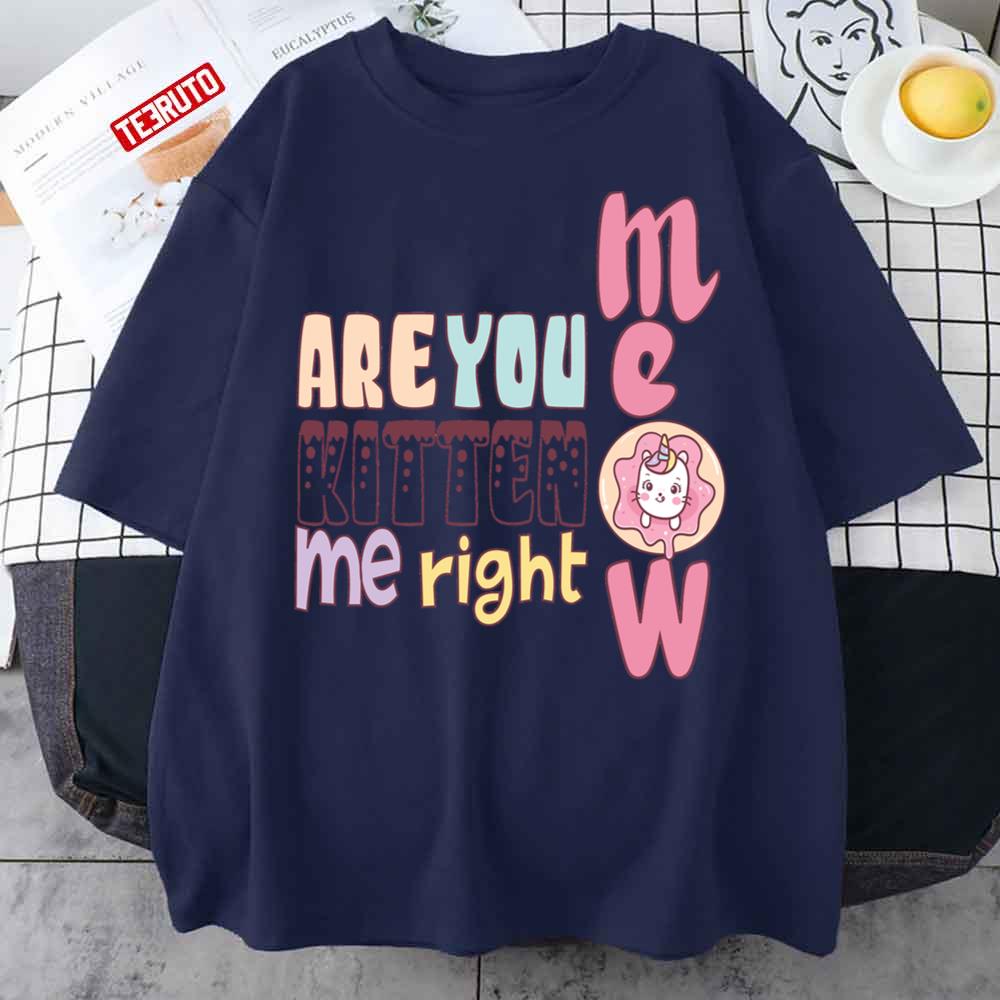 Are You Kitten Me Right Meow Unisex T-Shirt