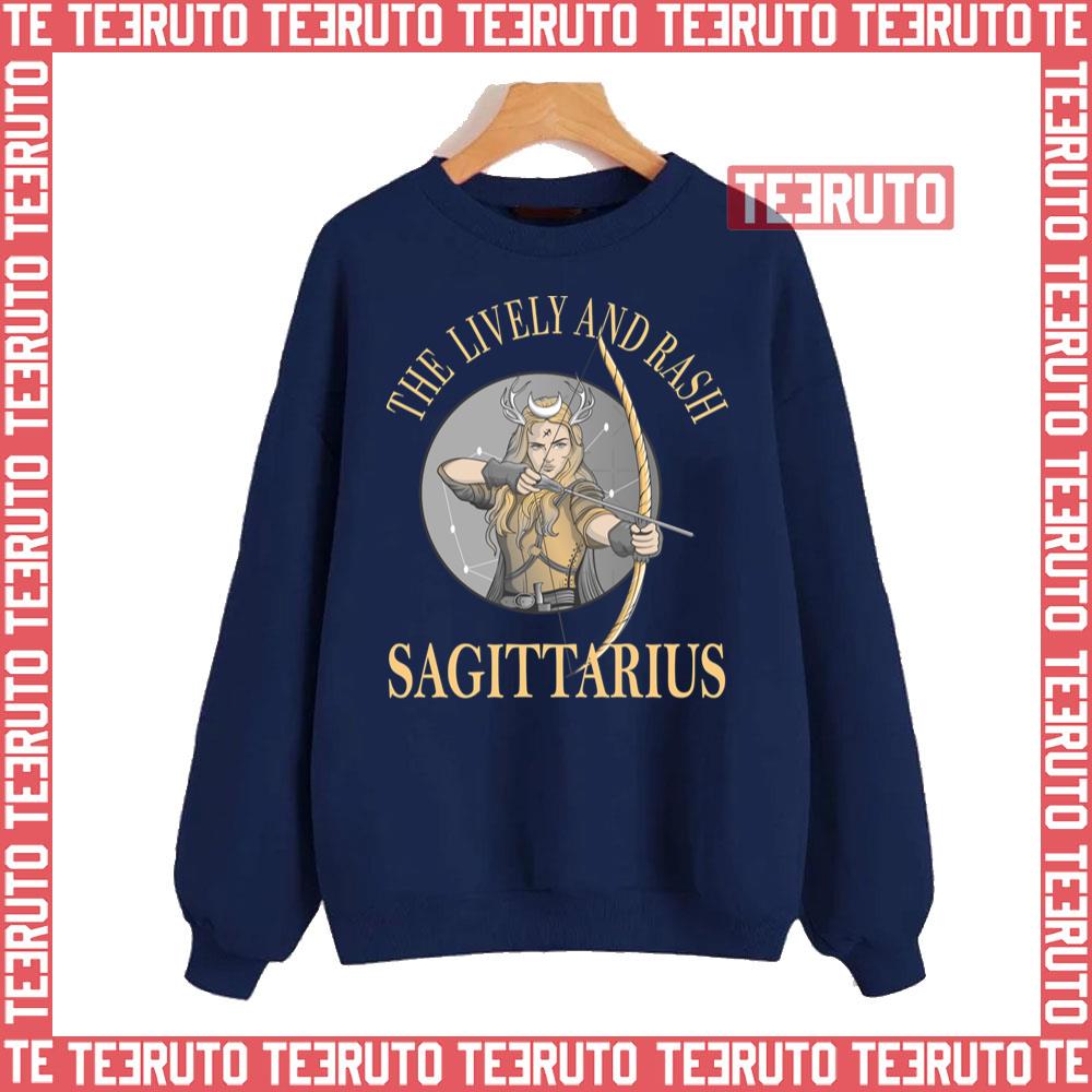 Arrow Design Sagittarius Zodiac Sign Astrology Unisex Sweatshirt