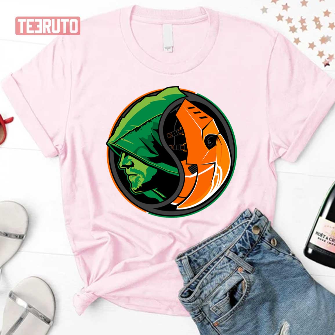 Arrow Slade Yin Yang Dc Universe Unisex T-Shirt