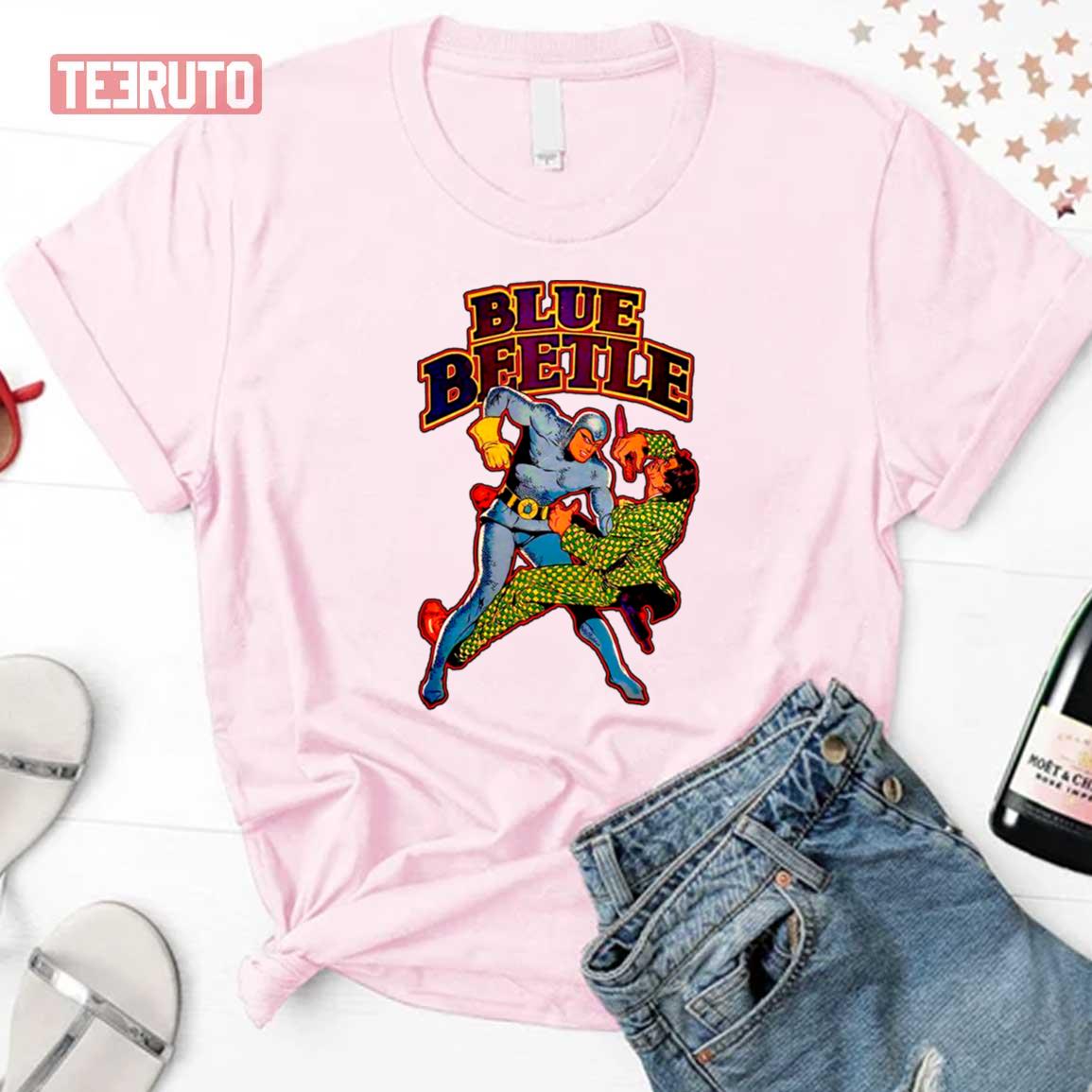 Attack Of The Blue Beetle Unisex T-Shirt