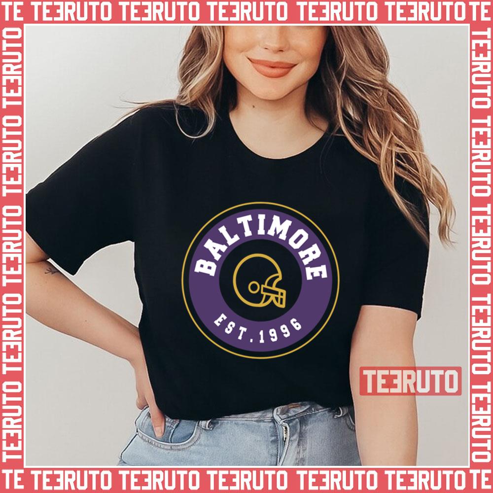 Baltimore Is 1996 Round Logo Football Unisex T-Shirt