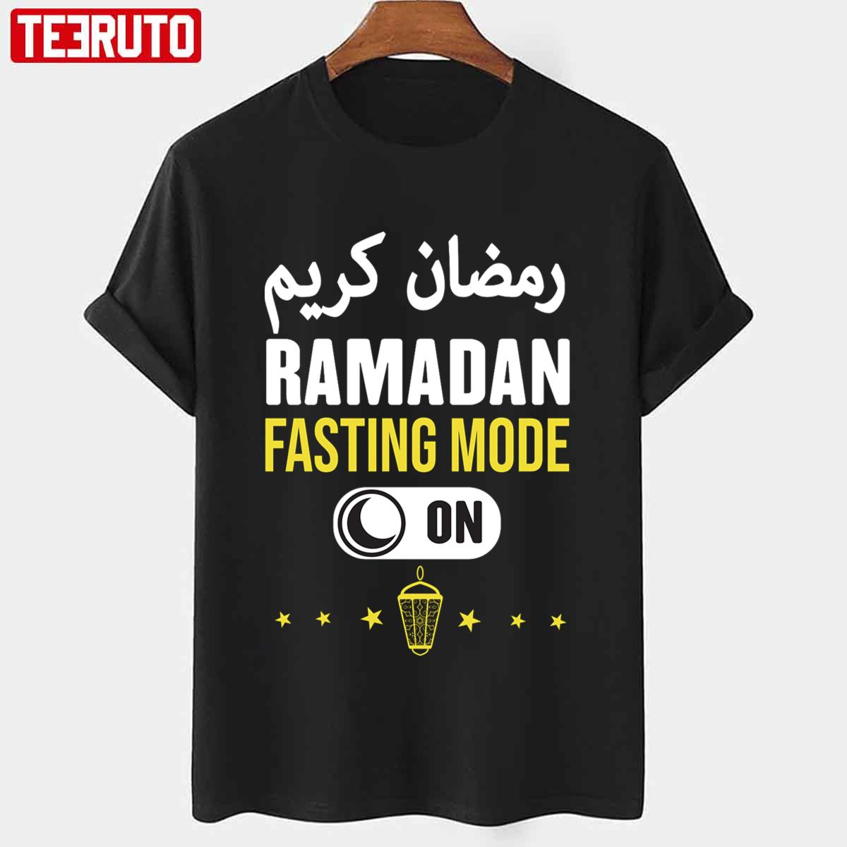 Best Gift Ramadan Karim Quote Fasting Mode On Cool Ramadan Karim Unisex T-shirt