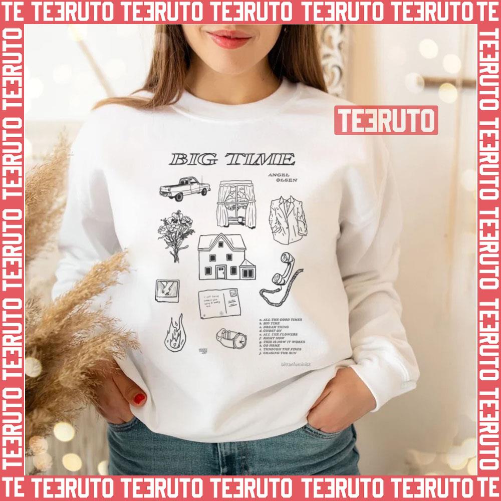 Big Time Angel Olsen Song Illustrations Unisex Sweatshirt