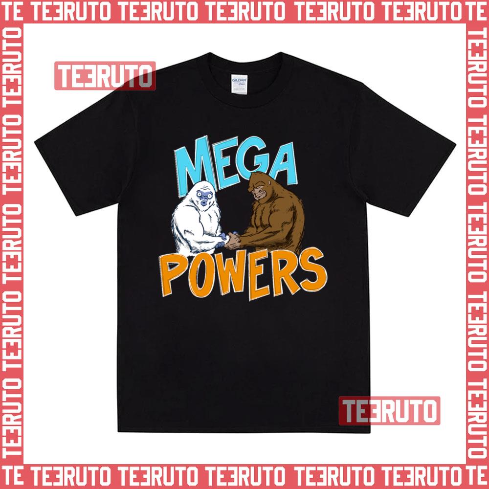 Bigfoot And Yeti Mega Powers Unisex Sweatshirt