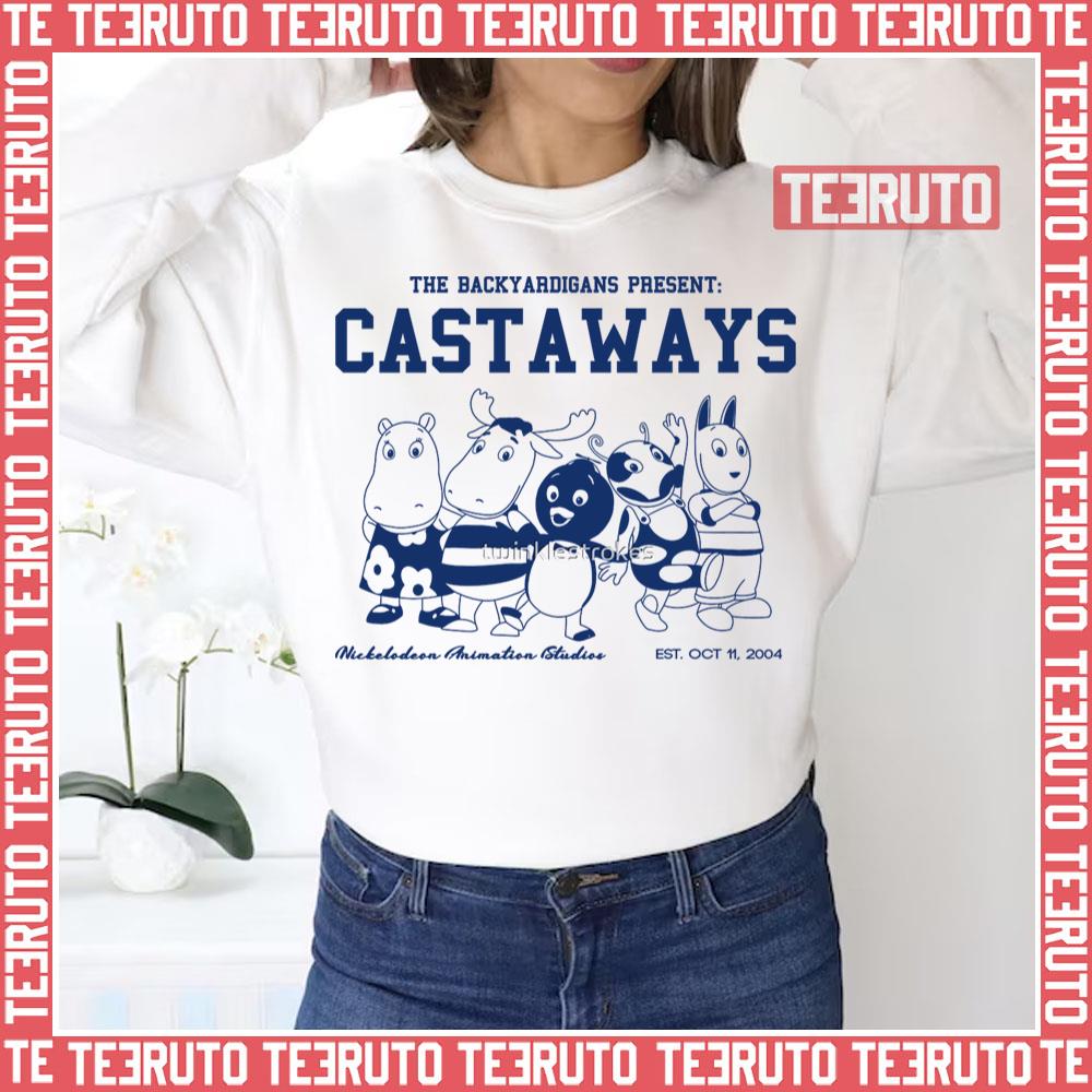 Black And White Backyardigans Castaway Unisex Sweatshirt