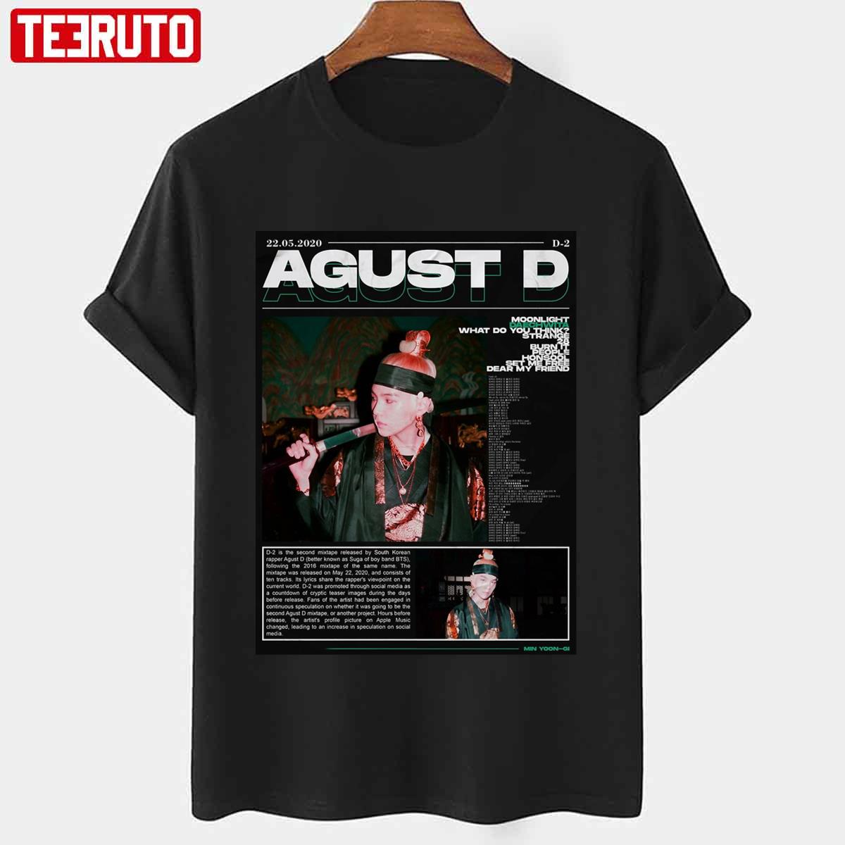 Bts Suga Tour Agust D Tour Is Coming Unisex T-shirt