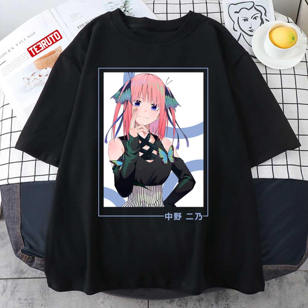 Butterfly Cute Nakano Nino The Quintessential Quintuplets Unisex T-shirt