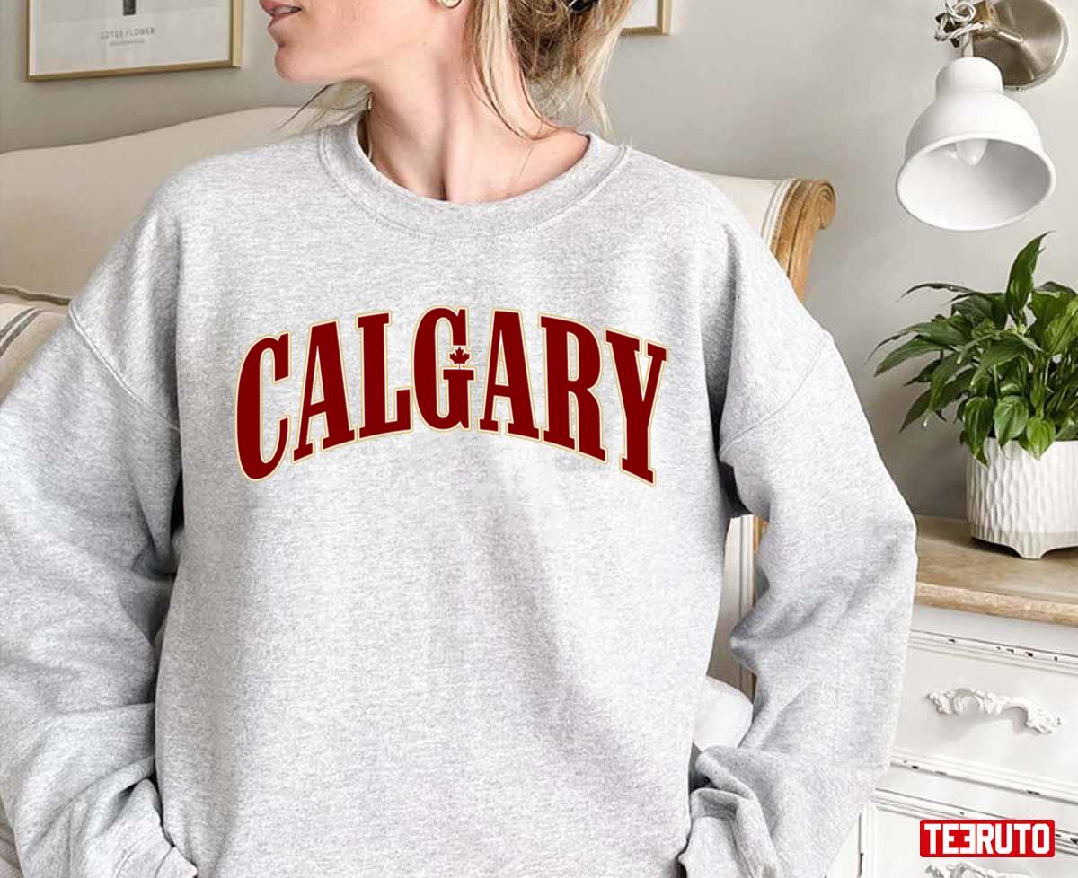 Calgary Canada Logo Calgary Flames Unisex Sweatshirt