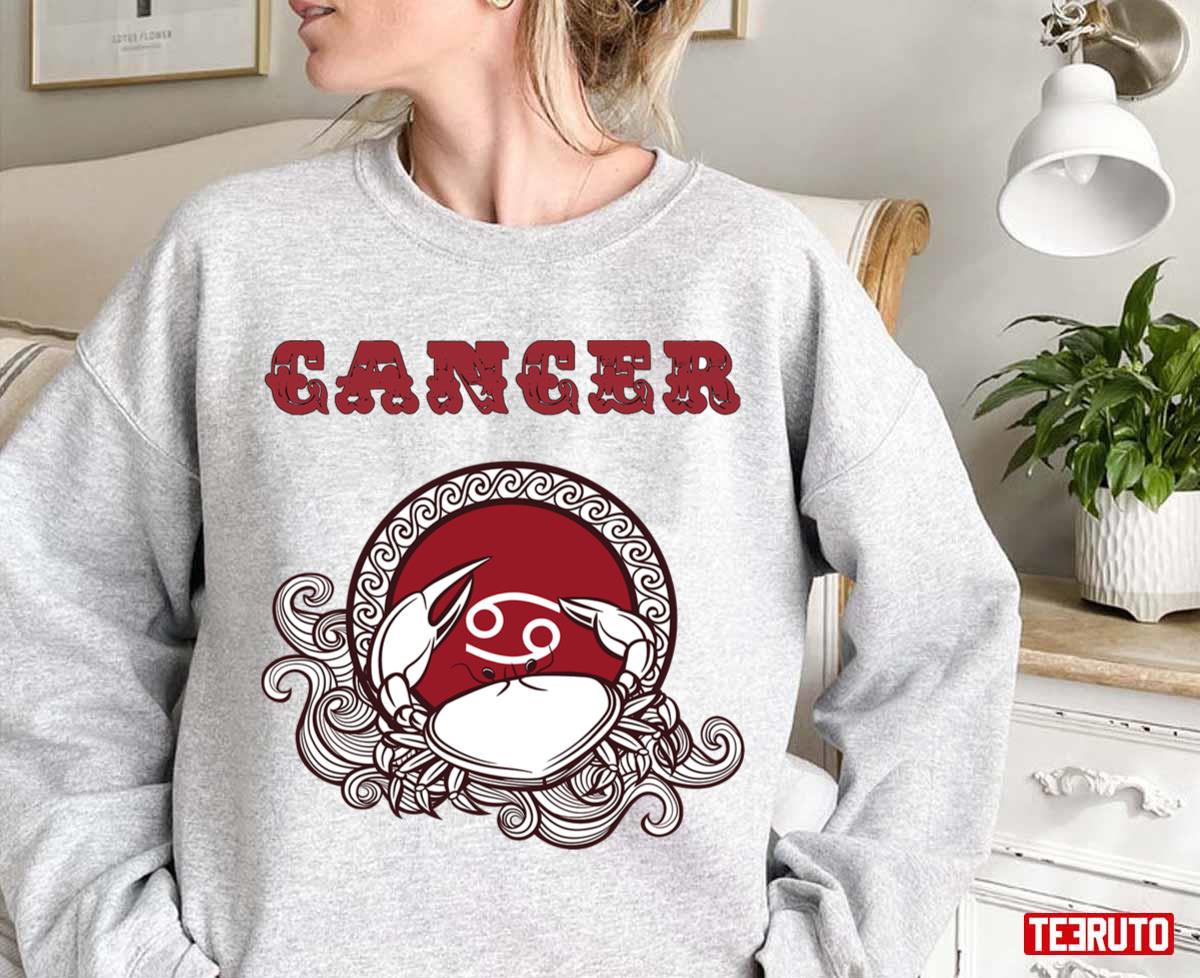 Cancer Born In June And July Zodiac Sign Unisex Sweatshirt