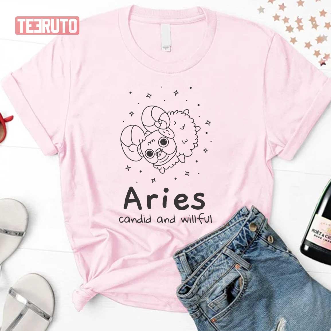 Candid And Willful Aries Astrology Zodiac Sign Unisex Sweatshirt