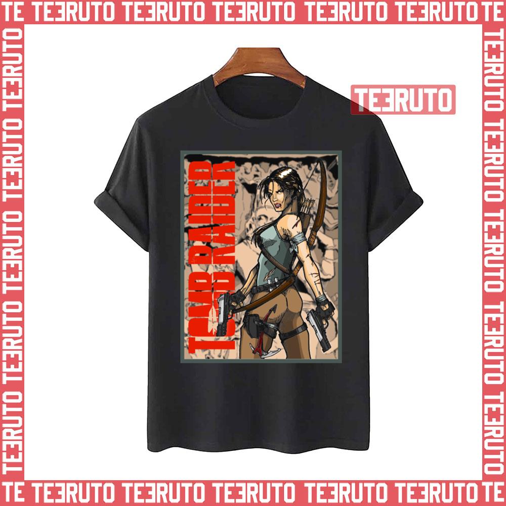 Cartoon Graphic Lara Croft Tomb Raider Unisex T-Shirt