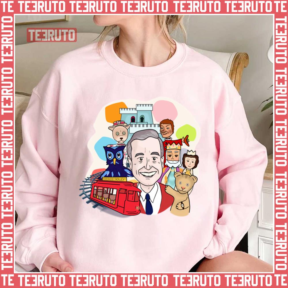 Cartoon Style Mister Rogers’ Neighborhood Unisex Sweatshirt